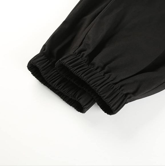 JEAAMKSSER Women's High-Waisted Baggy Y2K Cargo Pants L - Picture 7 of 7